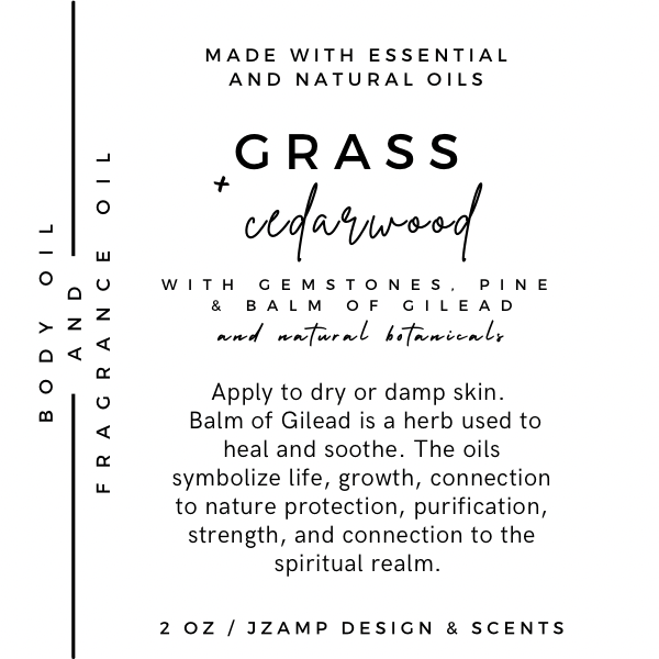 Grass Body Oil