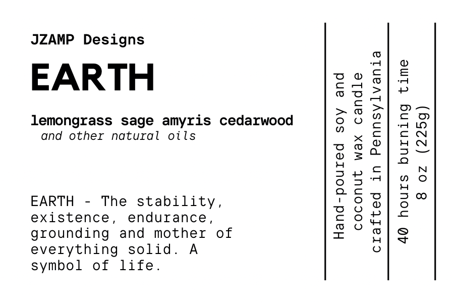 The Element Candles EARTH